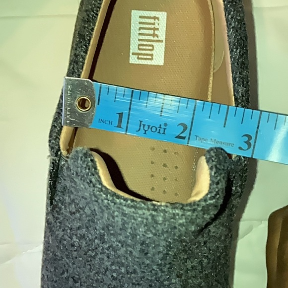 New FitFlop Women's RALLY Felt Slip On Comfort Sneakers Shoes Size 7.5 GREY - Picture 15 of 15